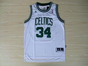 Maillot De Basket Boston Celtics Paul Pierce 34 Tissus Sportif Fans Edition Blanc